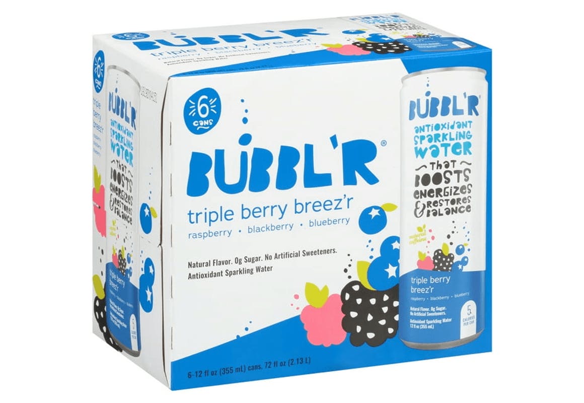 Bubbl'r Sparkling Water 6-Pack