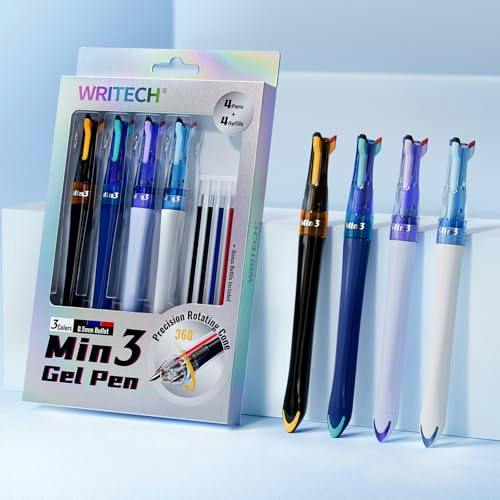 3-in-1 Gel Pens 4-Pack