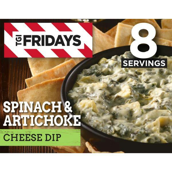 2 TGI Fridays Spinach & Artichoke Dips