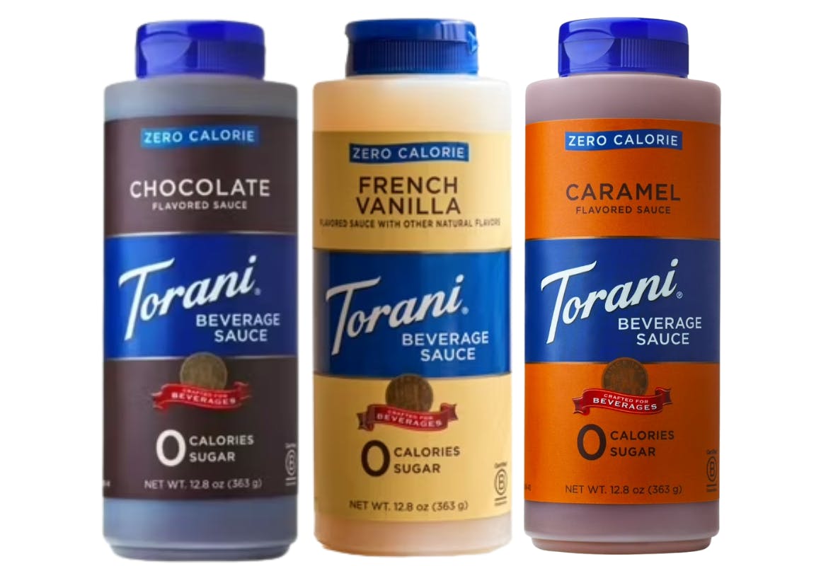 2 Torani  Beverage Sauces