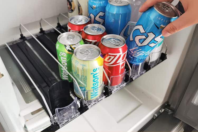 5 Row Refrigerator Can Organizer