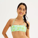 Juniors' Reversible Bandeau Swim Top