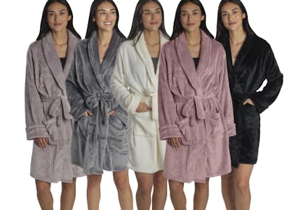 Etoile New York Women's Velvet Robe