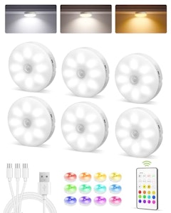 Under Cabinet Puck Light 6-Pack