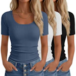 Women's Fitted Ribbed T-Shirts