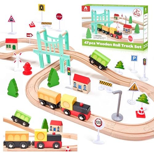 Wooden Train Set