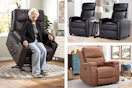 3 different recliner chair styles from Wayfair