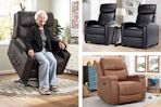 3 different recliner chair styles from Wayfair