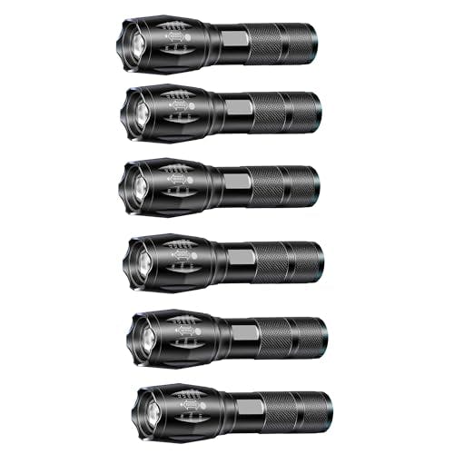 LED Tactical Flashlight 6-Pack