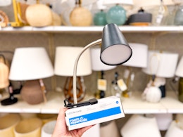 Get a Room Essentials Clip Table Lamp for Only $5 at Target card image