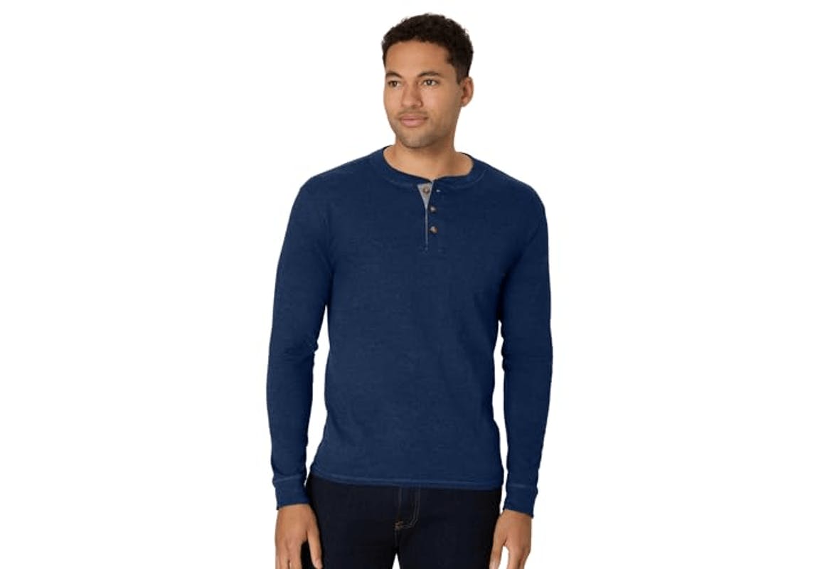 Hanes Men's Beefy Henley