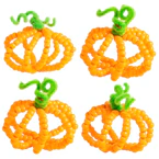Halloween Bead Pumpkin Craft Kit