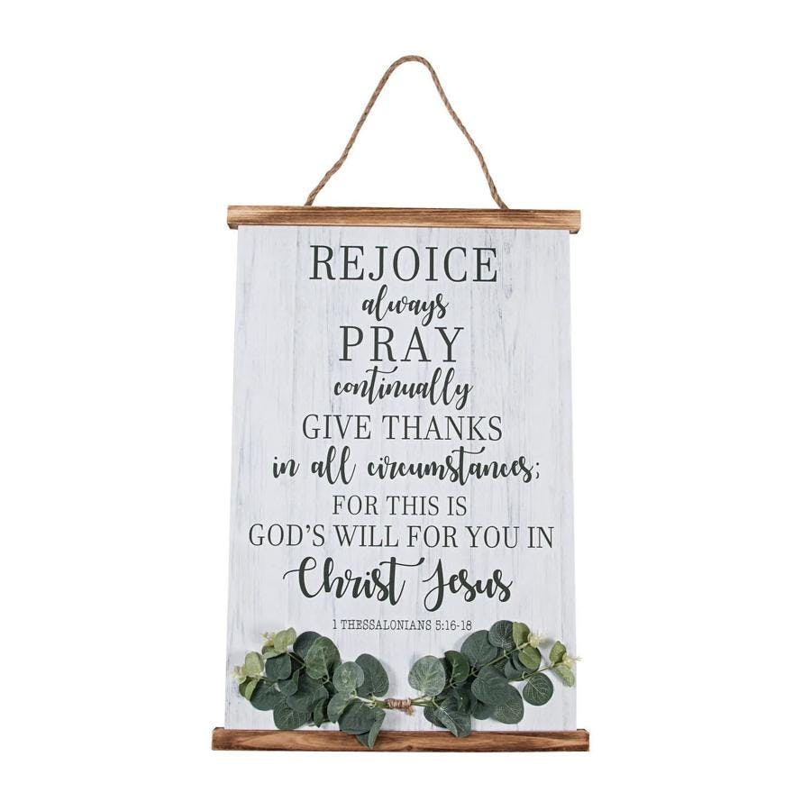 Positively Simple Rejoice Always Sign