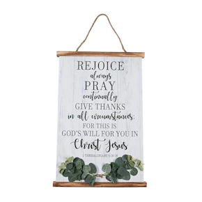 Positively Simple Rejoice Always Sign