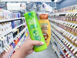 Garnier Fructis and Whole Blends Shampoos, Only $1 at Walgreens card image