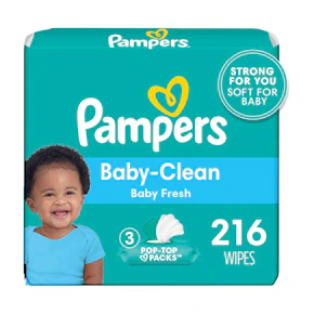 2 Pampers Baby Wipe Refills