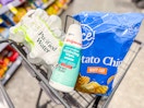 walgreens brand items in a shopping cart