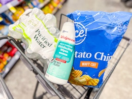 Hidden Walgreens Promo Code Deal: $1.49 Snacks, Water, and Cleaning Supplies card image