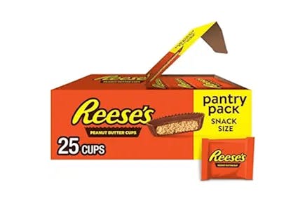 5 Reese's Peanut Butter Cups Boxes