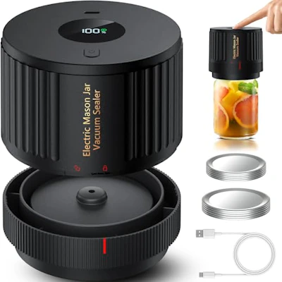 Electric Mason Jar Vacuum Sealer Kit