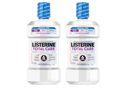 2 Listerine Mouthwashes
