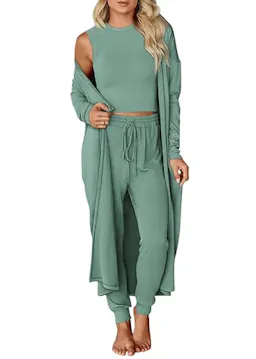 KIRUNDO Women's 3-Piece Lounge Set