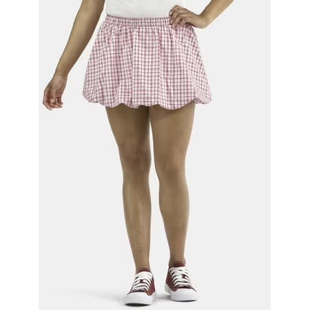 No Boundaries Women's Bubble Skort