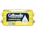 Cottonelle Flushable Wipes 2-Pack