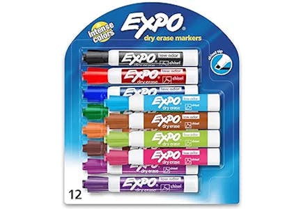EXPO Dry Erase Markers, 12 ct
