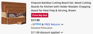 bamboo cutting board set