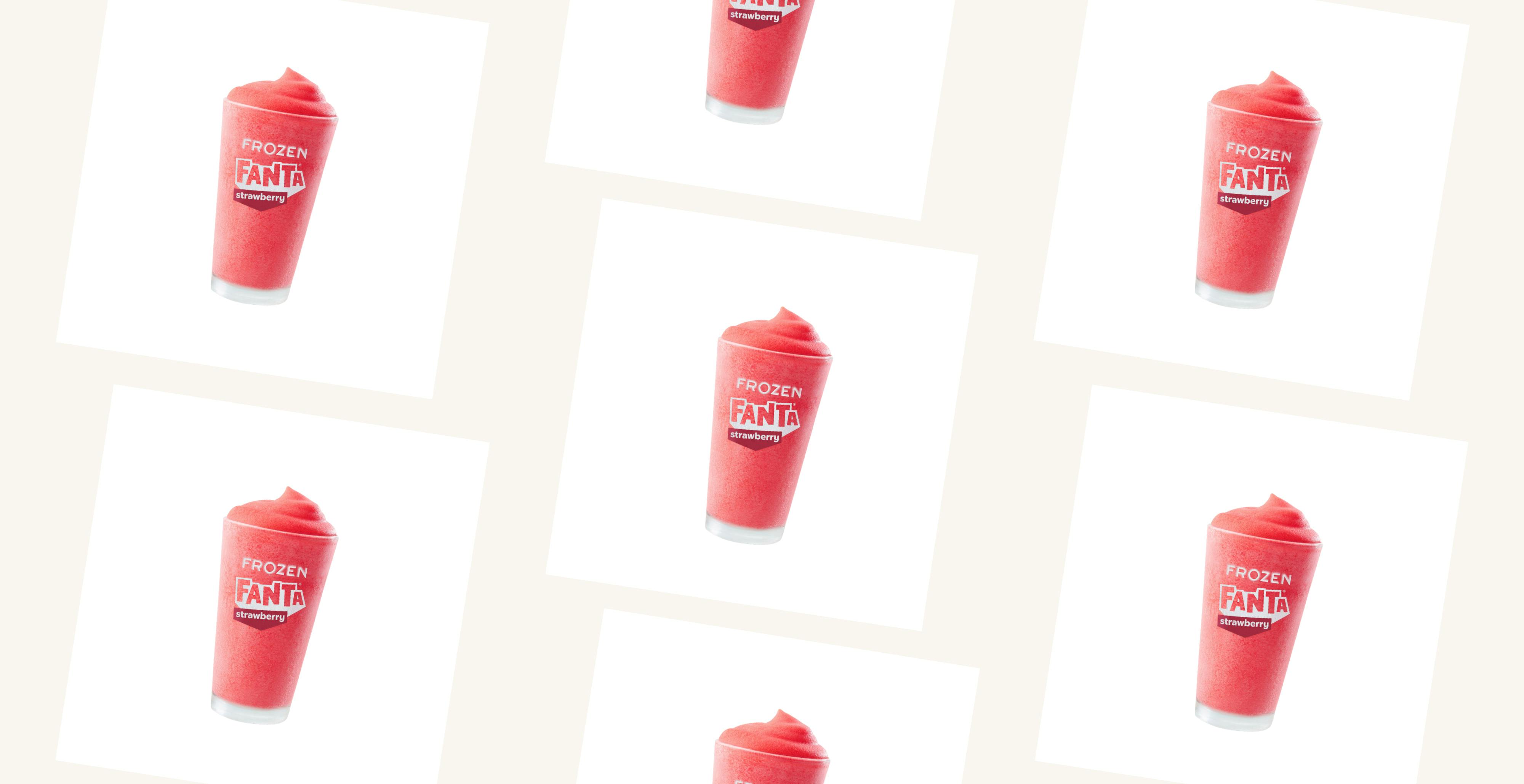 McDonald's Frozen Fanta Strawberry Flavor Available in Select Markets