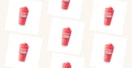 mcdonalds frozen fanta strawberry in a photo collage