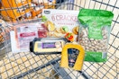 aldi Charcuterie Board Finds crackers cheese nuts deli meat