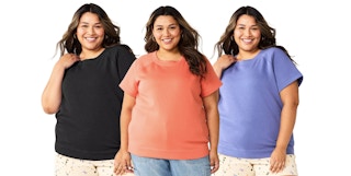 kohls sonoma goods for life plus size short sleeve fleece sweatshirt stock image 2022 1671385105 1671385105
