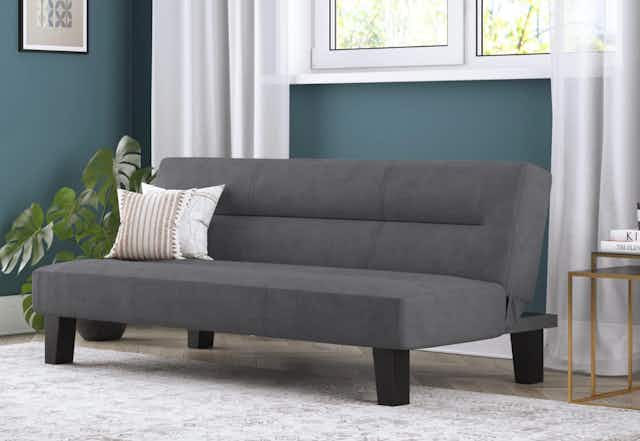 Bestselling Microfiber Futon, Now Only $109 at Walmart card image