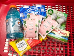 nestle land o lakes gatorade yocrunch air wick and love beauty & planet in a target cart