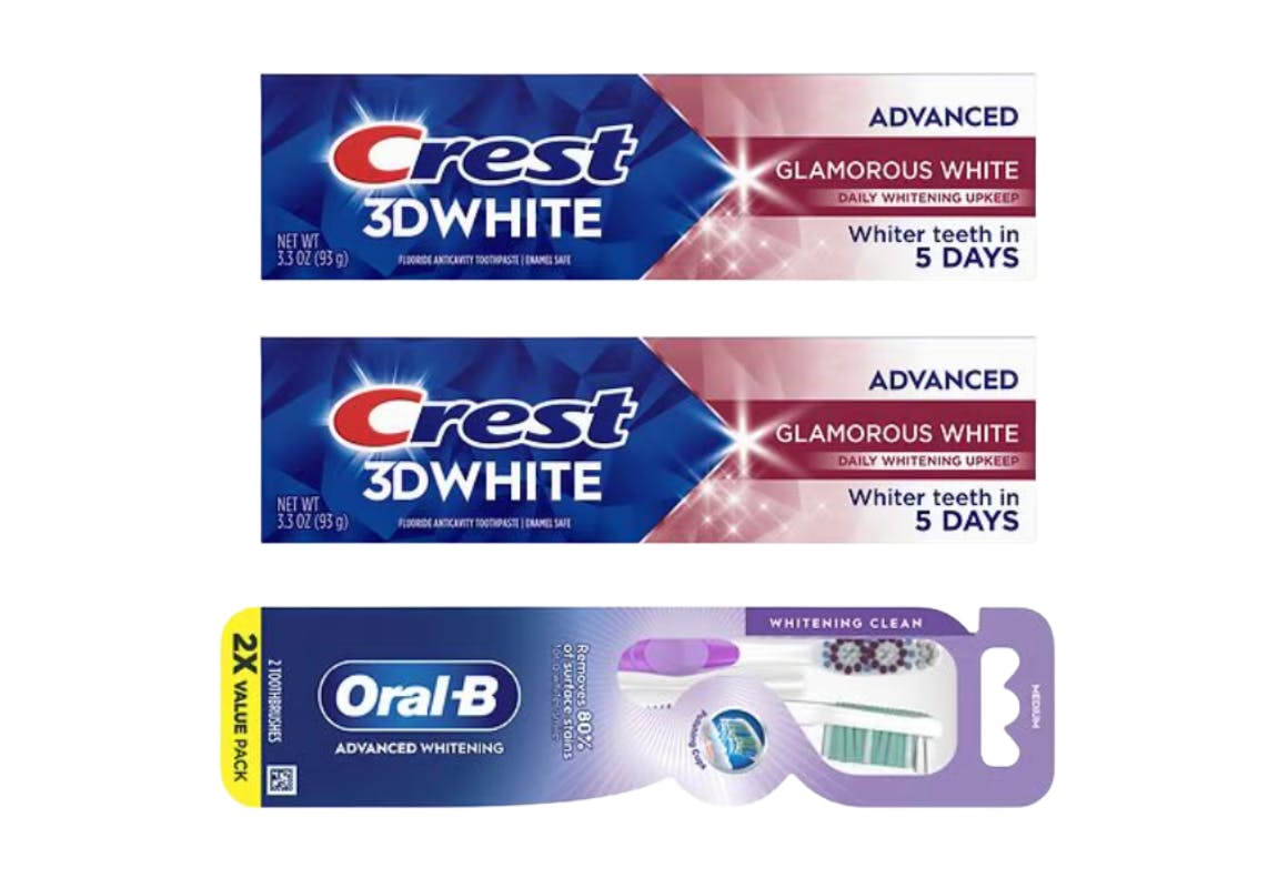 2 Crest + 1 Oral-B Products