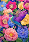 Hummingbird & Blooms Jigsaw Puzzle