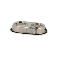 No-Tip Double Diner Pet Bowl