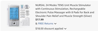 muscle simulator Amazon receipt