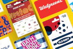 Food & Fun, Bath & Body Works, Walgreens, Old Navy, Dave & Busters, Top Golf gift cards