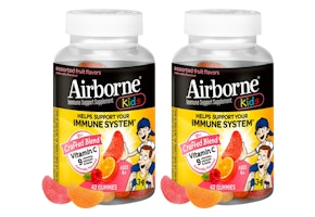 2 Airborne Kids Multivitamin Bottles