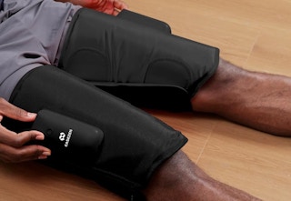 leg massager used on thighs