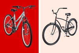 Stock images of two adult bike styles/brands