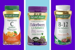 BOGO Free Nature's Bounty Vitamins — Prices Start at $3.45 Each on Amazon card image