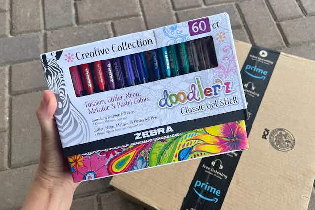 Zebra Multicolor Gel Pens 60-Pack, Only $7.97 on Amazon card image