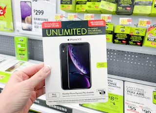 straighttalk iphone pamphlet with walmart price tag