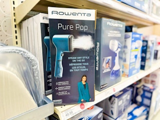 rowenta garment steamer on target shelf