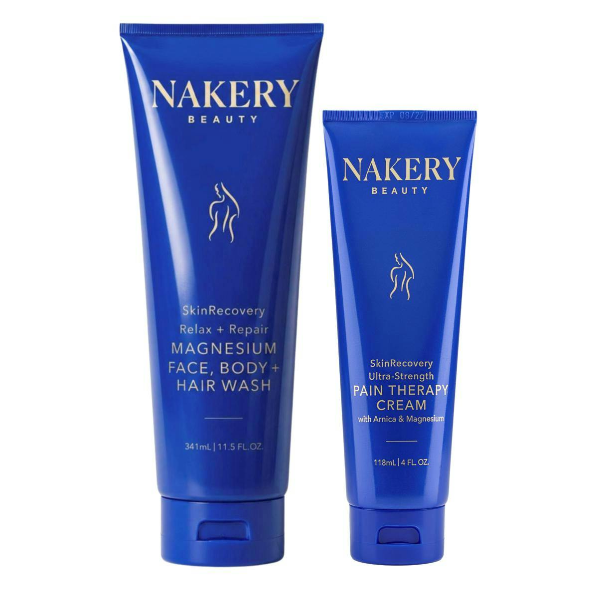 Nakery Pain Cream Magnesium Wash Set