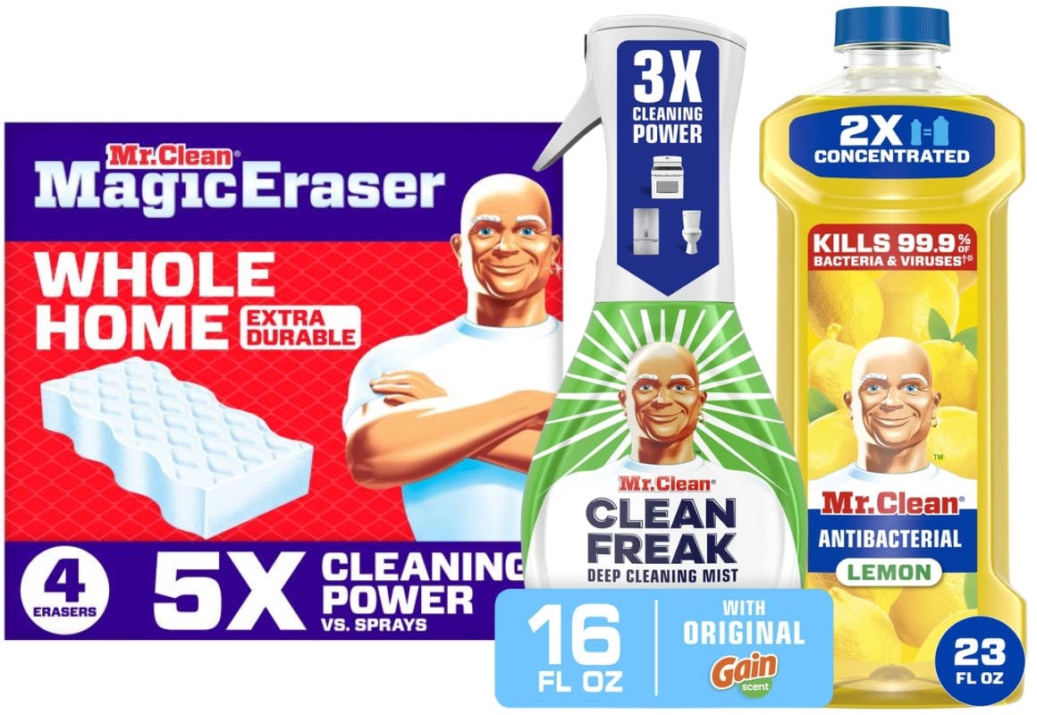 6 Mr. Clean Items